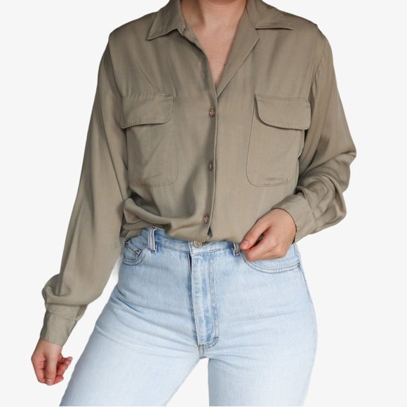 Vintage Tops - Vintage | Banana Republic Women's Chanteuse Shirt